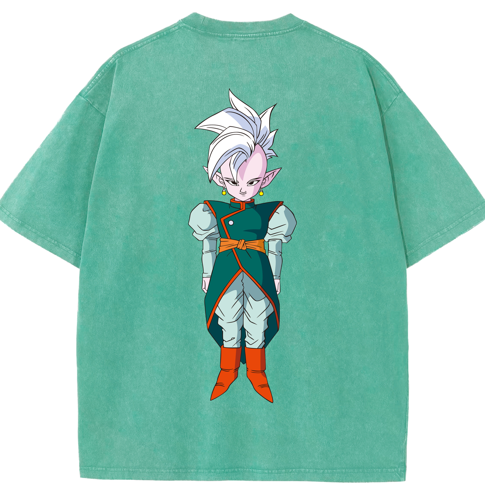 （画像用） ドラゴンボール DRAGON BALL 綿100% ヴィンテージ風 半袖Tシャツ（背面プリント）